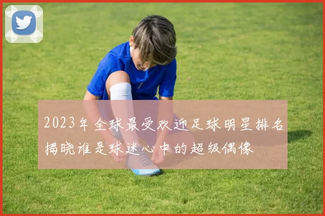 2023年全球最受欢迎足球明星排名揭晓谁是球迷心中的超级偶像